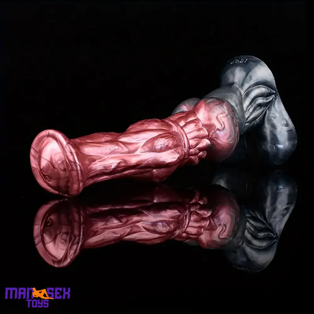 10.23in Large Animal Horse Cock Fantasy Silicone Soft Dildo Cock Dilator