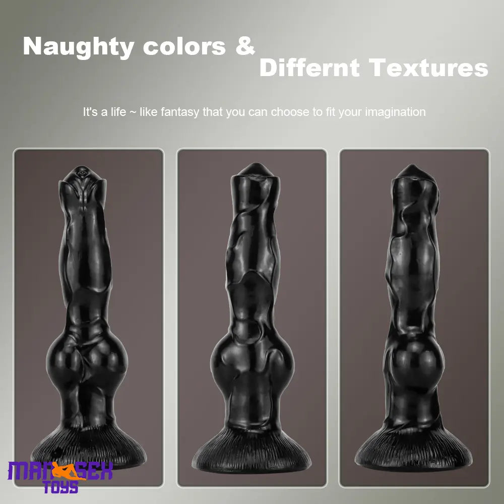 7.48in 9.45in 11.02in 12.99in Big Fantasy Animal Dog Masturbator Dildo