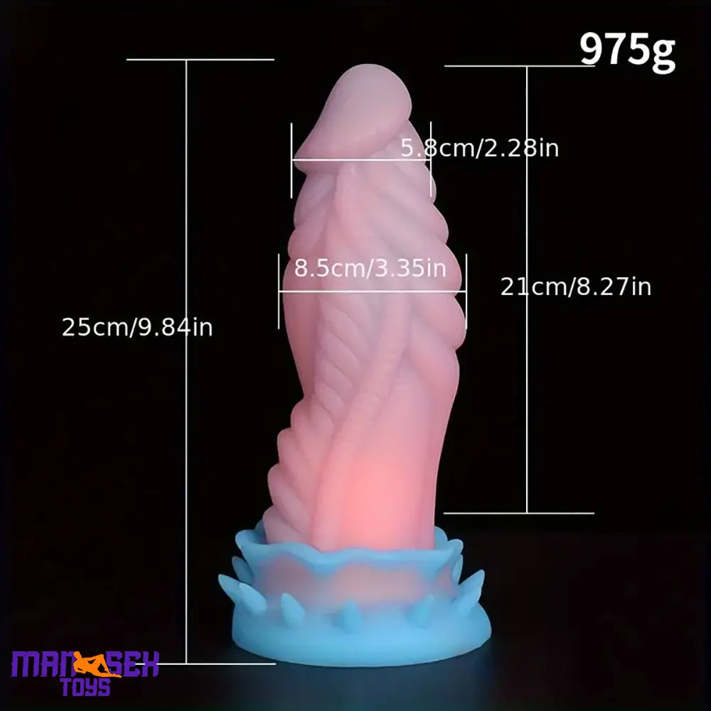 7.87in 9.84in Super Soft Dragon Silicone Animal Monster Penis Cock Dildo