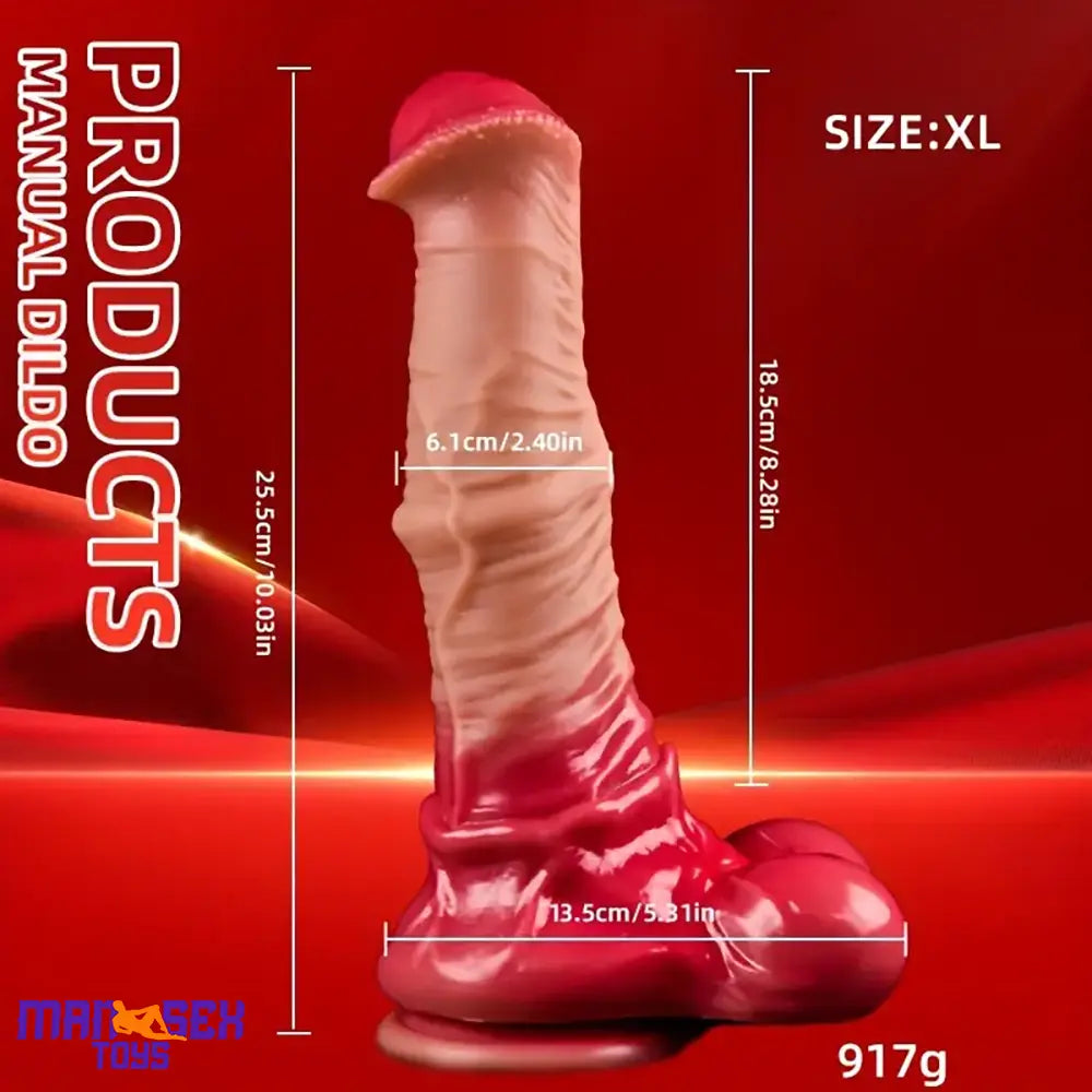 7.44in 8.46in 9.44in 10.03in 11.22in Big Silicone Soft Horse Cock Thick Dildo