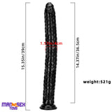 15.35in Long Huge Colorful Dildo For Anal Vaginal Expansion Sex Cock Toy