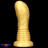 7.08in Premium Soft Liquid Silicone Thick Spiked Cock Fat Butt Plug Dildo