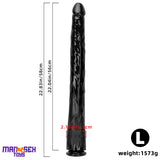 18.11in 22.83in Super Big Long Black Dildo BDSM Sex Toy Suction Cup Base