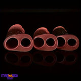 4.53in 5.24in 6.02in Silicone Soft Cock Ring Dildo Sleeve For Enlargement