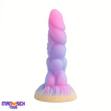 8.14in Flexible Silicone Soft Big Dildo Luminous Monster Durable Sex Toy