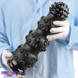 6.7in 9.84in 13.38in Super Black Animal Octopus Cock Dildo Butt Plug