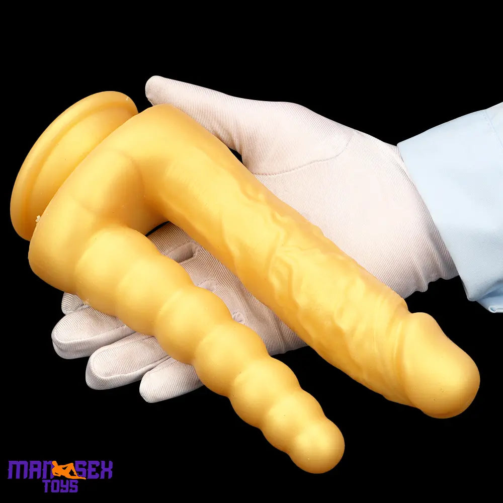 8.07in Silicone Big Soft Dildo Double Heads Dildo Butt Plug Love Cock Toy