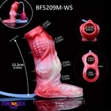 4.8in 5.59in Soft Liquid Silicone Monster Cock Ring Dildo Sleeve For Delay