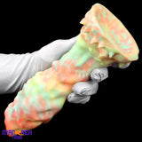 9.44in Fantasy Mixed Color Silicone Soft Big Dildo For Anal Vaginal Cock