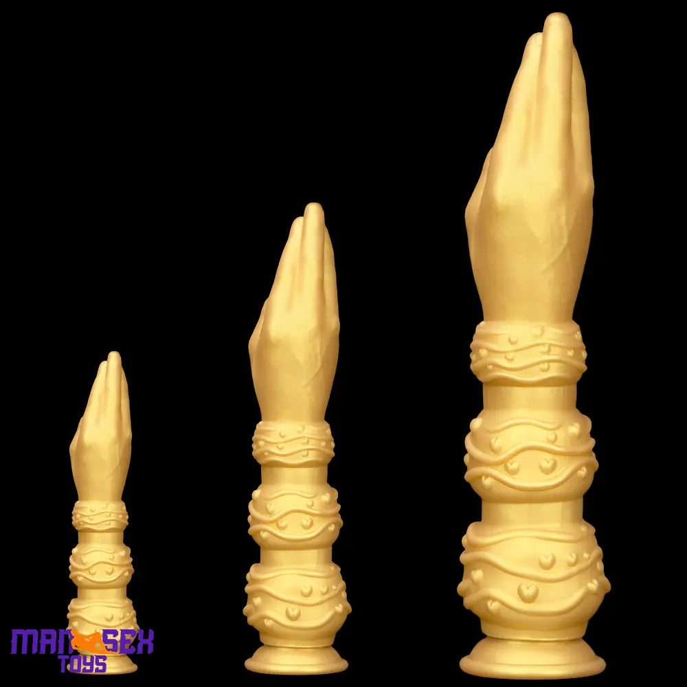 7.28in 9.84in 13.38in Premium Silicone Soft Fist Hands Big Durable Dildo