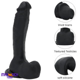 8.46in Premium Silicone Soft Mixed Color Dildo For Anal Sensory Masturbation