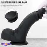 8.07in Top Quality Silicone Soft Mixed Color Dildo For Sex Toy Sensory
