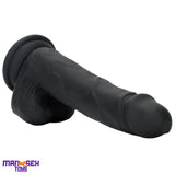 7.67in Premium Silicone Soft Mixed Color Dildo For Sensory Masturbation