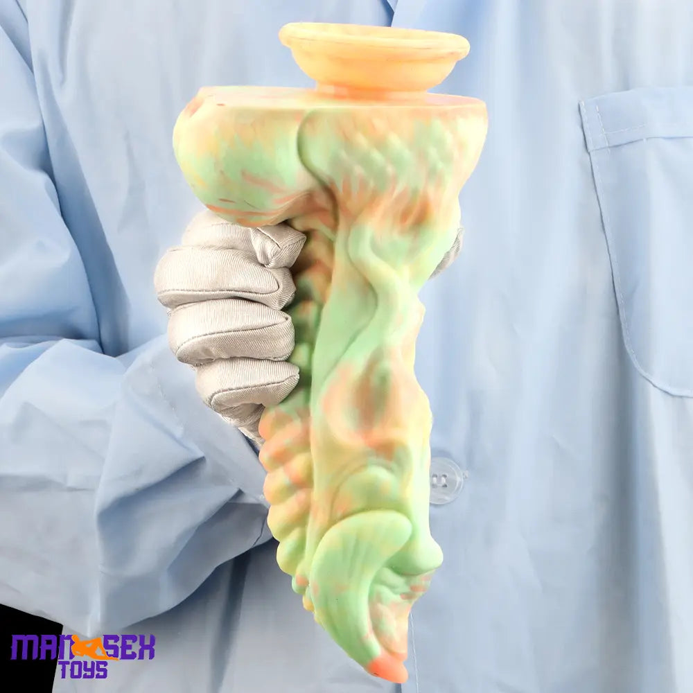 9.44in Fantasy Big Silicone Soft Mixed Color Dildo For Sex Orgasm Cock