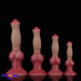 7.48in 9.45in 11.02in 12.99in Soft Animal Silicone Large Dog Knotted Dildo