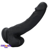 7.67in Premium Silicone Soft Mixed Color Dildo For Sensory Masturbation