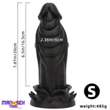7.87in 10.43in 12.6in Fantasy Silicone Big No Eggs Stimulation Dragon Dildo