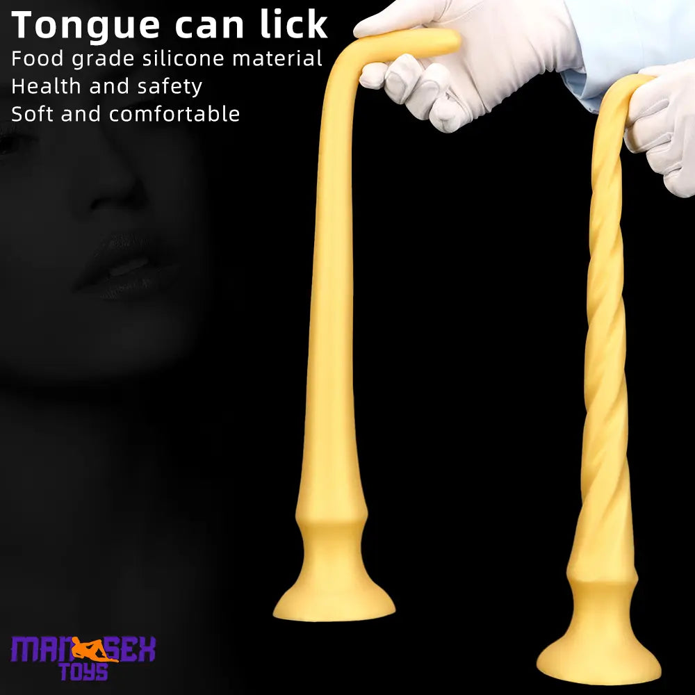 16.14in Large Long Silicone Soft Anal Dildo For Males Females Sex Women