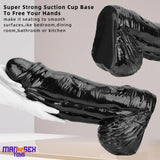 23.22in Realistic Super Long Huge Thick Durable Dildo For Advanced User