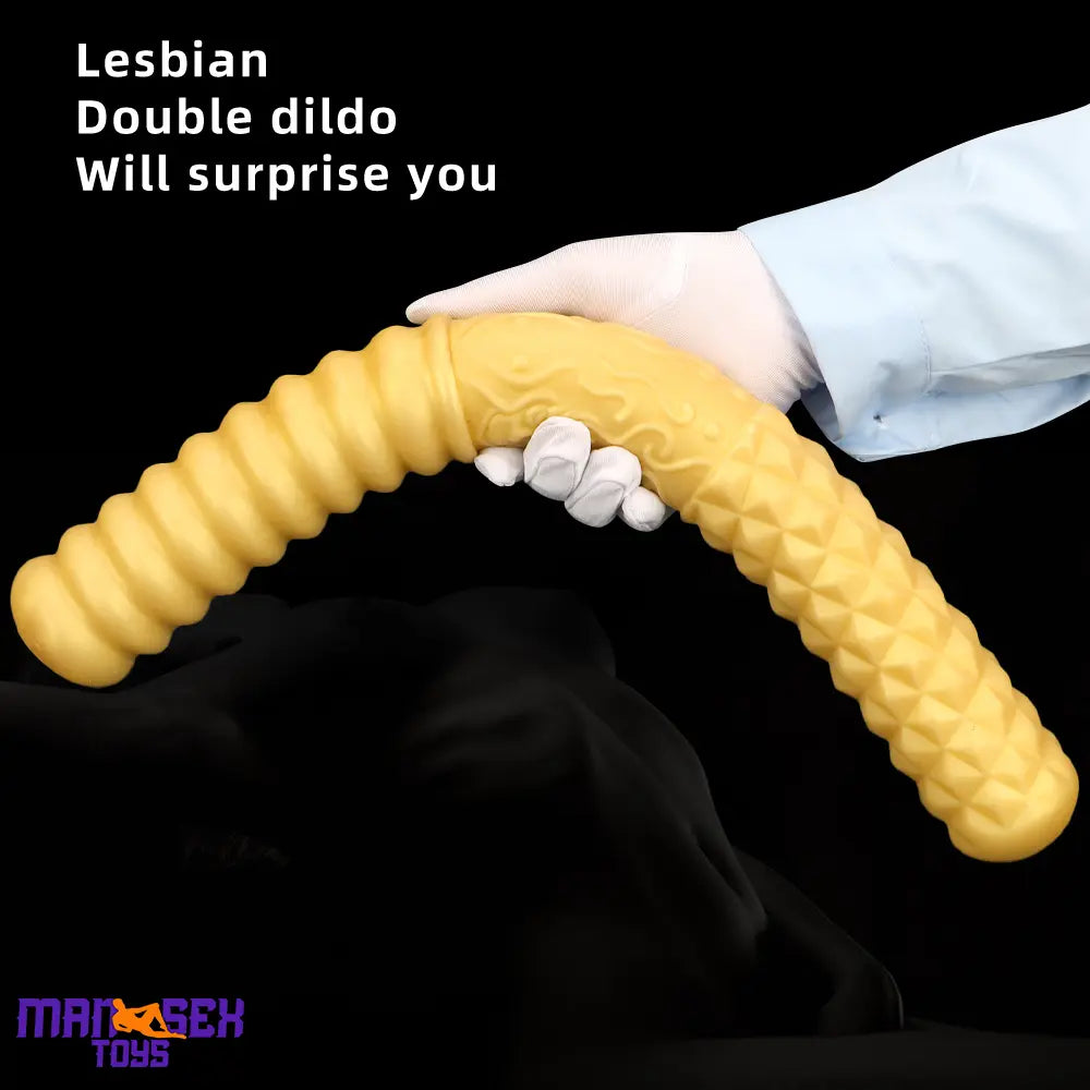 11.41in 15in 18.11in Liquid Large Soft Long Silicone Dual Ended Cock Dildo