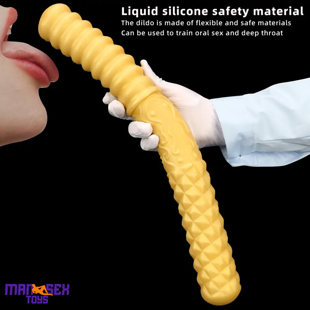 11.41in 15in 18.11in Liquid Large Soft Long Silicone Dual Ended Cock Dildo