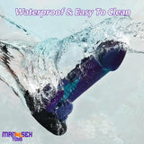 7.67in Dragon Fantasy Silicone Male Monster Dildo With Tentacle Suction Cup