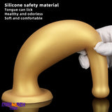 6.7in 11.41in Gold Beer Bottle Silicone Soft Big Anal Vaginal Butt Plug Dildo