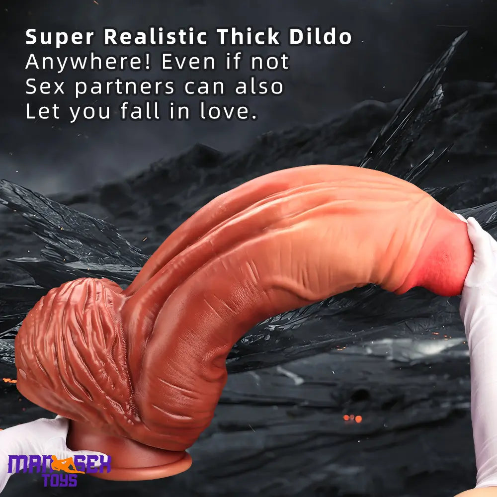 26.18in Realistic Super Long Huge Thick Soft Fat Durable Dildo For Anus