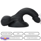 7.48in Big Suction Cup Silicone Soft Mixed Color Dildo For Sex Toy Love
