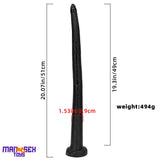 20.07in Long Huge Colorful Snake Dildo For Anal Vaginal Expansion Love