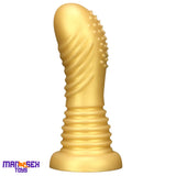 7.08in Premium Soft Liquid Silicone Thick Spiked Cock Fat Butt Plug Dildo