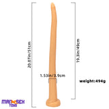 20.07in Long Huge Colorful Snake Dildo For Anal Vaginal Expansion Love