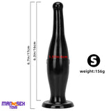 6.7in 11.41in Women Men Big Black Thick Beer Bottle Dildo For Anal Cock