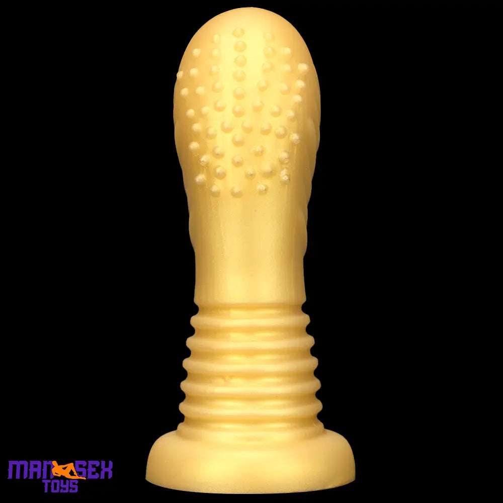 7.08in Premium Soft Liquid Silicone Thick Spiked Cock Fat Butt Plug Dildo