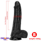12.6in 14.17in Super Large Long Thick Black Real Anal Dildo For Adult Cock