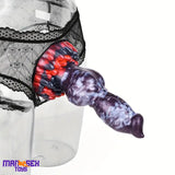 7.87in 7.99in 9.25in Soft Silicone Dog Dildo For Vagina Massage Male Tool