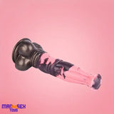 11in 9.8in 11.2in 9.8in Soft Silicone Fantasy Large Horse Penis Knotted Dildo