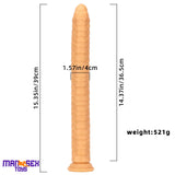 15.35in Long Huge Colorful Dildo For Anal Vaginal Expansion Sex Cock Toy