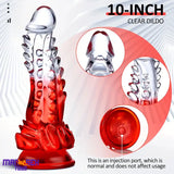 8.6in Spiked Soft Dildo Female Masturbator For Anus Vaginal Sex Cock