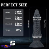 7.08in 9.06in 10.24in 11.81in Octopus Tentacle Cock Silicone Soft Dildo