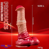 7.44in 8.46in 9.44in 10.03in 11.22in Big Silicone Soft Horse Cock Thick Dildo