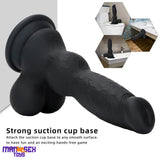 7.87in Silicone Soft Mixed Color Dog Cock Dildo For Women Sex Cock Toy