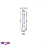 6.3in 7.1in 7.7in 8.5in 9.8in 12in Realistic Clear Cock Dildo With Suction Cup