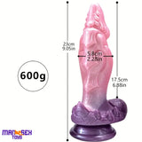 9.05in Fantasy Silicone Large Monster Anal Dildo For Anus Clit Sex Cock