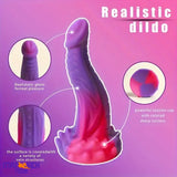 8.07in Fantasy Monster Silicone Soft Big Dildo For Intense Pleasure Cock