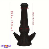 7.68in Odd Silicone Soft Horse Penis Dildo For Anal Vaginal Male Sex Toy