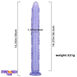 15.35in Long Huge Colorful Dildo For Anal Vaginal Expansion Sex Cock Toy