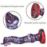 7.87in 7.99in 9.25in Soft Silicone Dog Dildo For Vagina Massage Male Tool