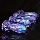 5.5in 6.3in 8.26in 9.64in Gourd Egg Starry Sky Silicone Octopus Anal Dildo